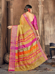 Discover the Elegance of Green Cotton-Silk Sarees