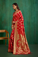 shop-elegant-red-banarasi-art-silk-woven-ready-to-wear-saree-online-best-prices-rtw-1053