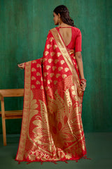 shop-elegant-red-banarasi-art-silk-woven-ready-to-wear-saree-online-best-prices-rtw-1053