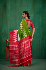 Shop Elegant Green Mysore Art Silk Printed Ready to Wear Saree Online - Best Prices-RTW-2199